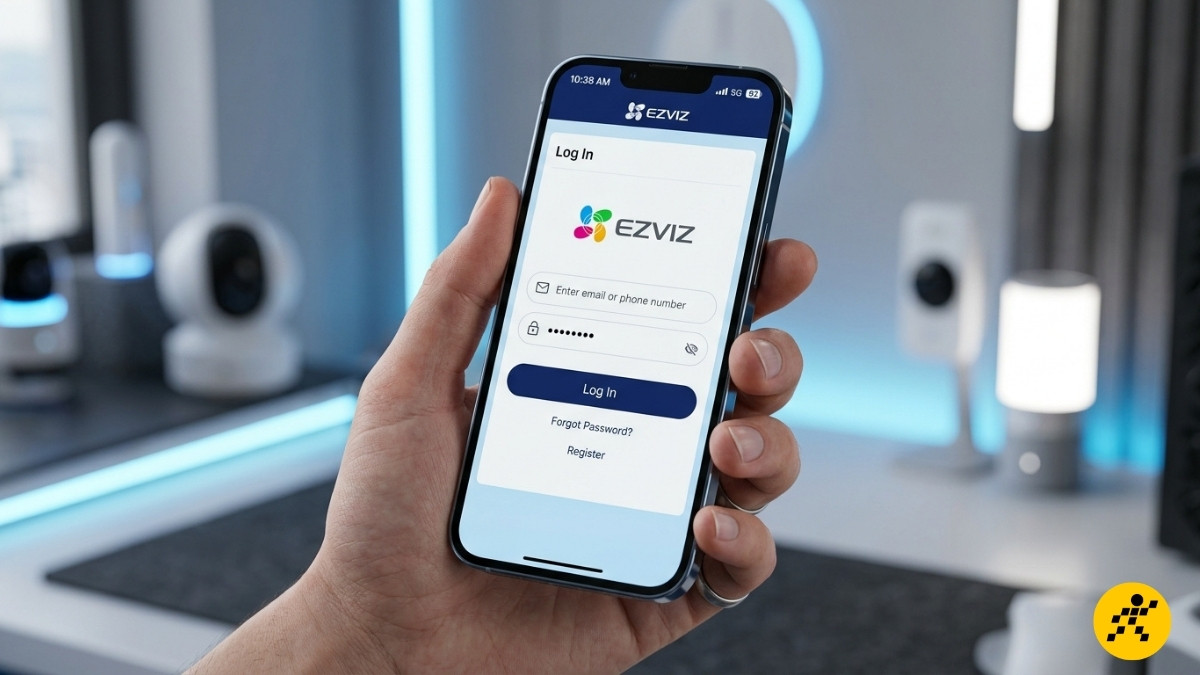 Chuẩn bị sẵn điện thoại đã cài đặt ứng dụng EZVIZ Chuẩn bị sẵn điện thoại đã cài đặt ứng dụng EZVIZ