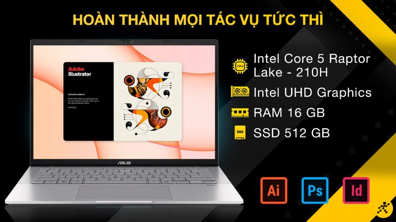 Laptop Asus Vivobook S14 S3407VA - LY146W có cấu hình hình m Laptop Asus Vivobook S14 S3407VA - LY146W có cấu hình hình mẽ