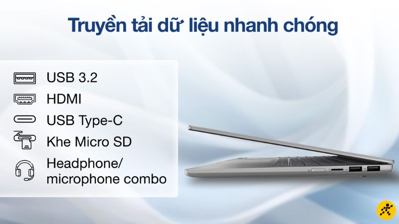 Laptop Lenovo IdeaPad có cổng kết nối đa dạng Laptop Lenovo IdeaPad có cổng kết nối đa dạng