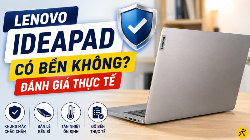 Lenovo IdeaPad khá bền trong phân khúc laptop phổ thông Lenovo IdeaPad khá bền trong phân khúc laptop phổ thông