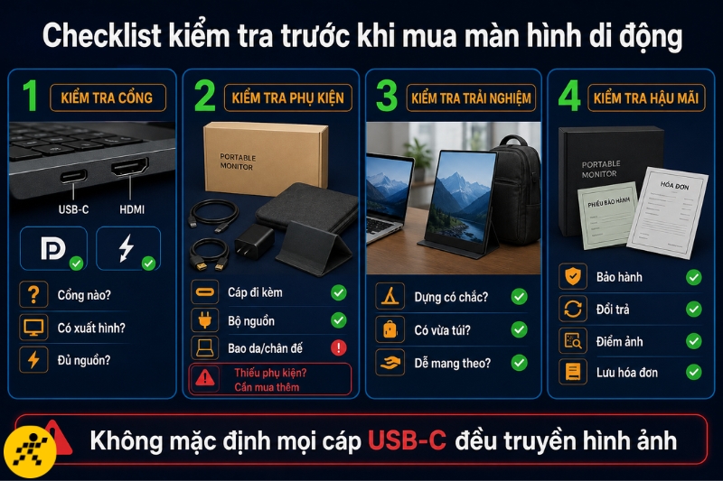 Kiểm tra cổng laptop, phụ kiện, cách dựng và chính sách hậu mãi trước khi quyết định mua Kiểm tra cổng laptop, phụ kiện, cách dựng và chính sách hậu mãi trước khi quyết định mua