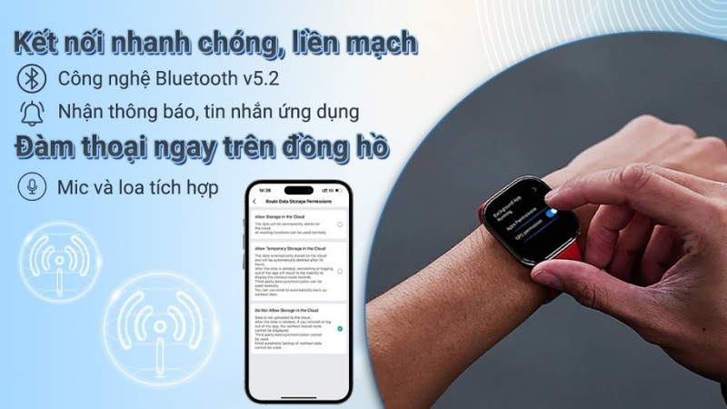 Amazfit Bip 6 ghi điểm tuyệt đối vì bạn hoàn toàn có thể kết nối Bluetooth với điện thoại để nhận trực tiếp cuộc gọi Amazfit Bip 6 ghi điểm tuyệt đối vì bạn hoàn toàn có thể kết nối Bluetooth với điện thoại để nhận trực tiếp cuộc gọi