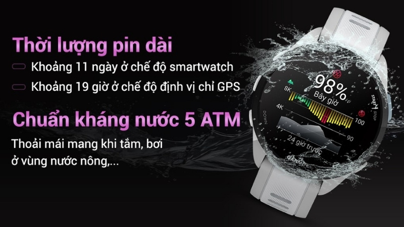 Garmin Forerunner 165 có viên pin chỉ dùng được vỏn vẹn 11 ngày Garmin Forerunner 165 có viên pin chỉ dùng được vỏn vẹn 11 ngày