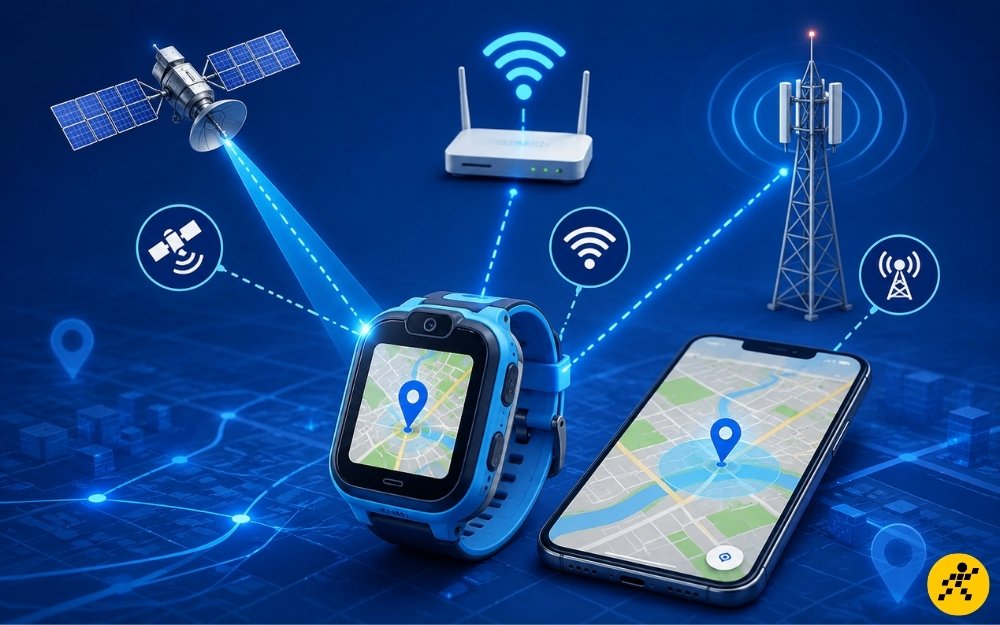 Hãy kiểm tra đồng hồ đang lấy vị trí bằng GPS, WiFi hay LBS Hãy kiểm tra đồng hồ đang lấy vị trí bằng GPS, WiFi hay LBS