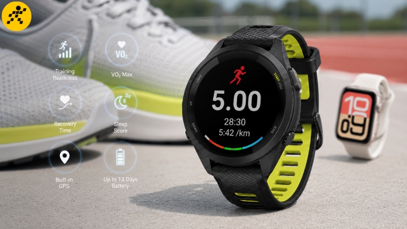 Forerunner 265S hợp chạy bộ nghiêm túc, pin bền và dữ liệu chuyên sâu hơn nhiều Forerunner 265S hợp chạy bộ nghiêm túc, pin bền và dữ liệu chuyên sâu hơn nhiều
