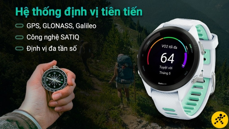 Forerunner 265S có định vị đa tần số và SATIQ, trong khi Coros Pace 4 hỗ trợ năm hệ thống vệ tinh Forerunner 265S có định vị đa tần số và SATIQ, trong khi Coros Pace 4 hỗ trợ năm hệ thống vệ tinh