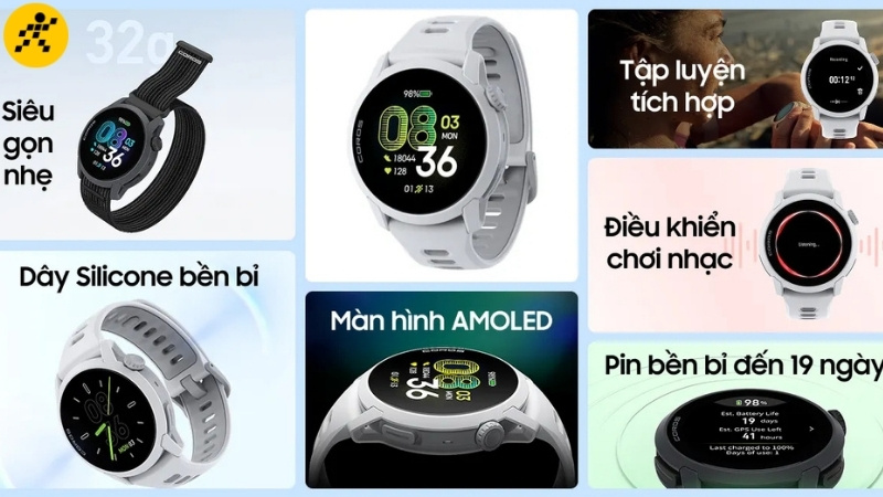 Coros Pace 4 có trọng lượng từ 32 g, GPS đa băng tần và thời lượng pin dài Coros Pace 4 có trọng lượng từ 32 g, GPS đa băng tần và thời lượng pin dài