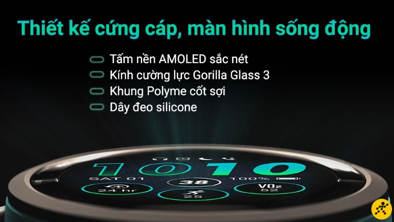 Garmin Forerunner 265S lựa chọn lối thiết kế thể thao đặc thù Garmin Forerunner 265S lựa chọn lối thiết kế thể thao đặc thù