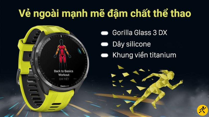 Garmin Forerunner 570 có thiết kế mang đậm tính thể thao Garmin Forerunner 570 có thiết kế mang đậm tính thể thao
