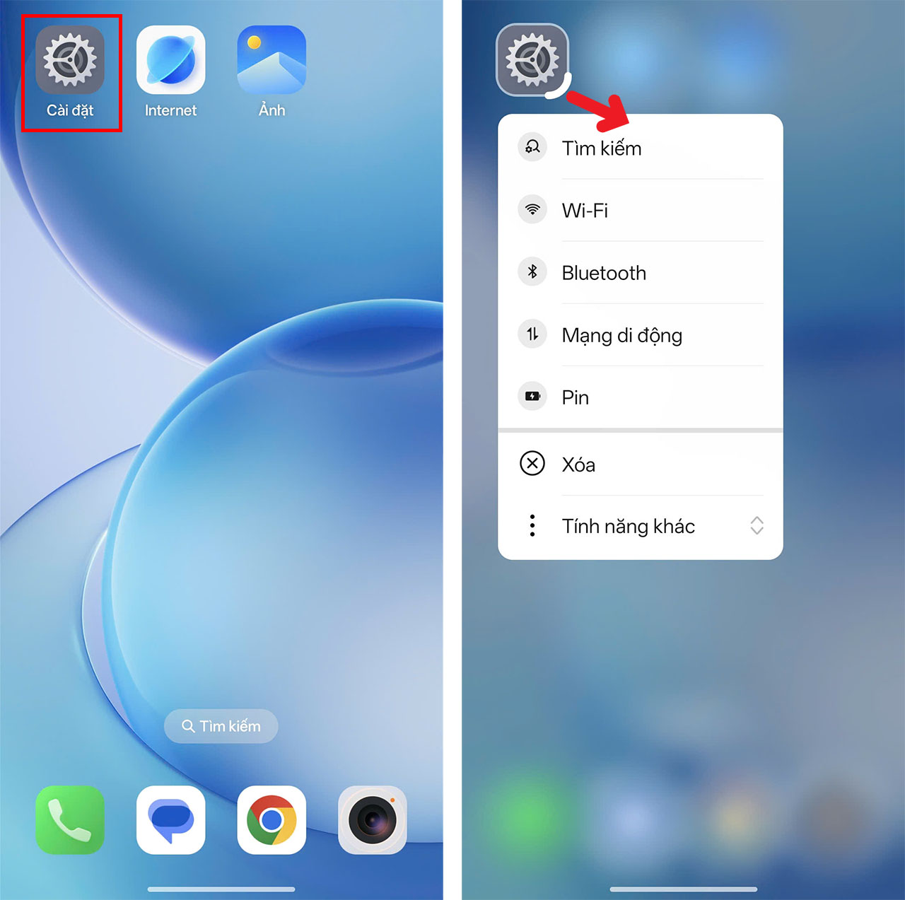 Cách Chỉnh Kích Thước Icon Ứng Dụng Trên Coloros 16