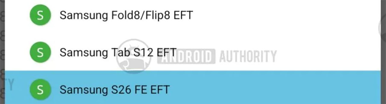 Samsung Galaxy S26 Fe, Galaxy Tab S12 Lộ Diện Samsung Galaxy S26 Fe, Galaxy Tab S12 Lộ Diện