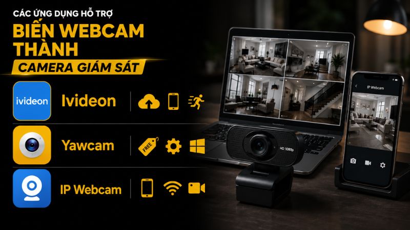 Ứng dụng hỗ trợ biến webcam thành camera Ứng dụng hỗ trợ biến webcam thành camera