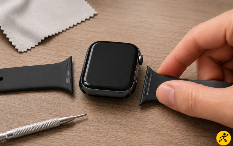 Cách thay dây Apple Watch Cách thay dây Apple Watch