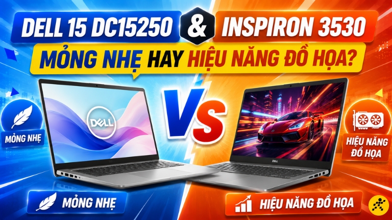 Nên chọn mua Dell 15 DC15250 hay Dell Inspiron 15 3530? Nên chọn mua Dell 15 DC15250 hay Dell Inspiron 15 3530?