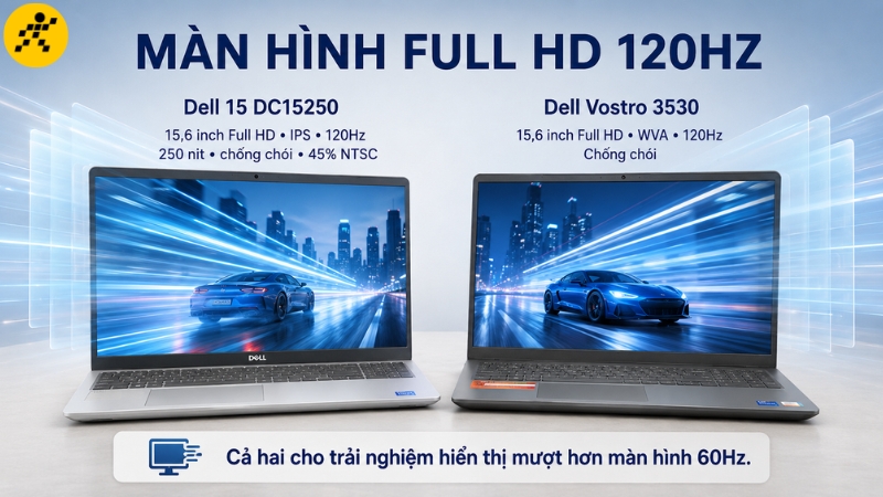 M&agrave;n h&igrave;nh Full HD 120Hz gi&uacute;p trải nghiệm cuộn trang mượt v&agrave; chống ch&oacute;i hằng ng&agrave;y