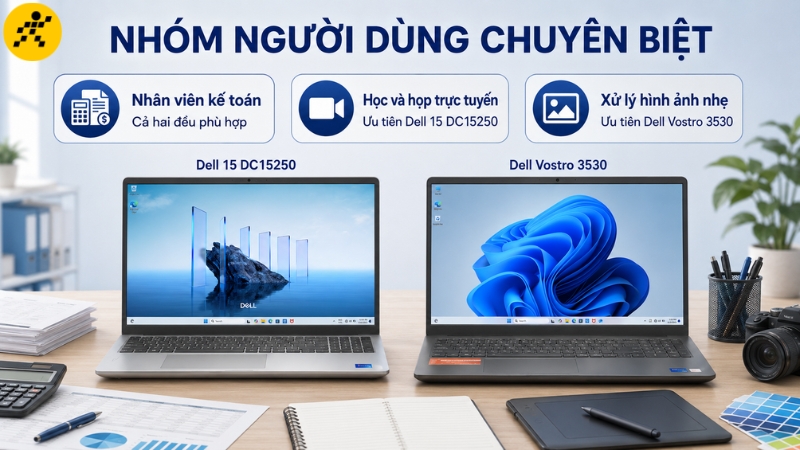 Kế to&aacute;n, họp online hay chỉnh ảnh nhẹ đều c&oacute; lựa chọn Dell ph&ugrave; hợp theo nhu cầu