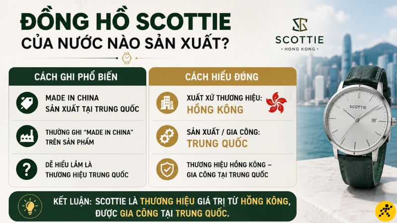 Đồng hồ Scottie là thương hiệu đồng hồ thời trang nổi tiếng đến từ Hong Kong Đồng hồ Scottie là thương hiệu đồng hồ thời trang nổi tiếng đến từ Hong Kong