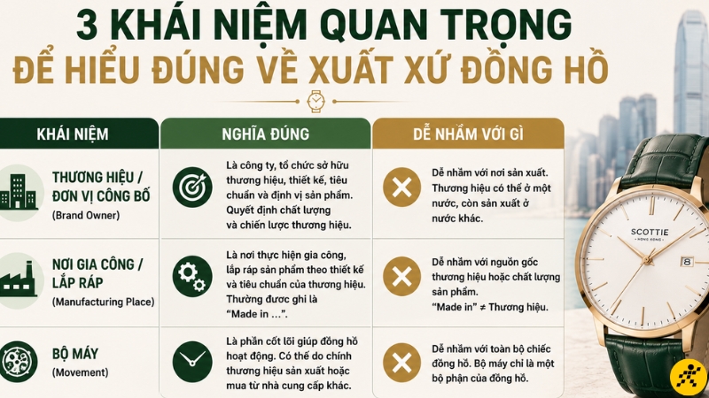 Hiểu rõ về thương hiệu, xuất xứ của đồng h Hiểu rõ về thương hiệu, xuất xứ của đồng hồ