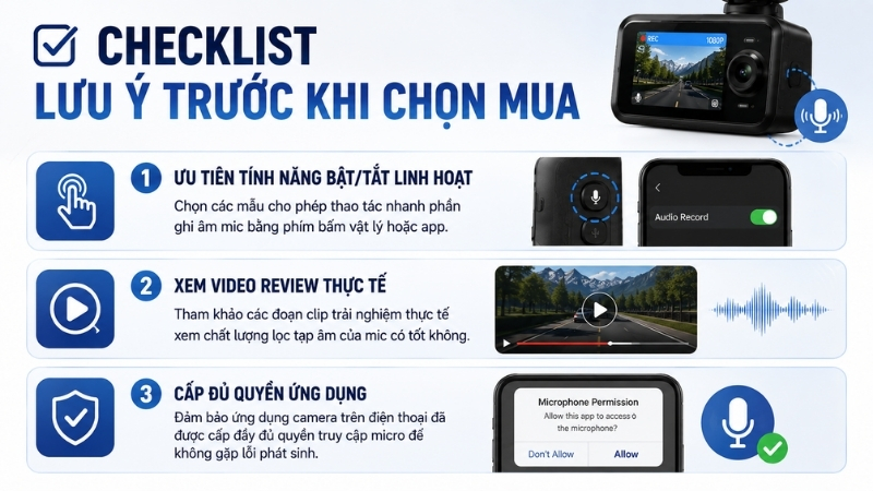 Checklist lưu ý quan trọng trước khi quyết định chọn mua Checklist lưu ý quan trọng trước khi quyết định chọn mua