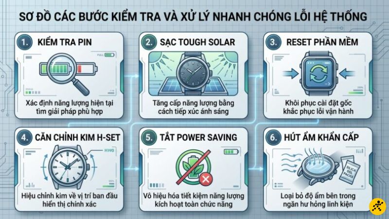 Cách sửa đồng hồ G-Shock bị đứng nhanh chóng tại nh Cách sửa đồng hồ G-Shock bị đứng nhanh chóng tại nh