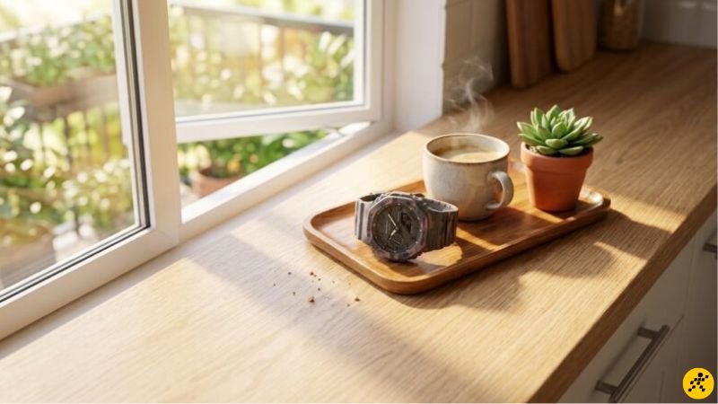 Cho đồng hồ tiếp xúc ánh sáng mỗi ngày Cho đồng hồ tiếp xúc ánh sáng mỗi ngày
