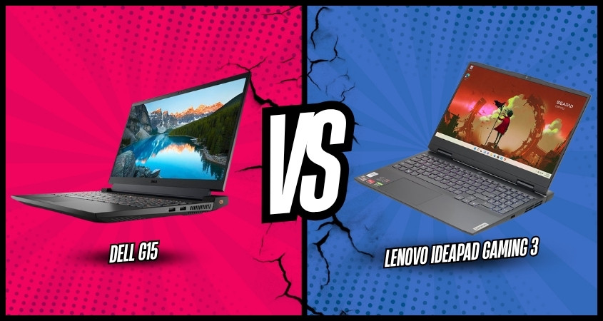 So sánh thiết kế Dell G15 và IdeaPad Gaming 3 So sánh thiết kế Dell G15 và IdeaPad Gaming 3
