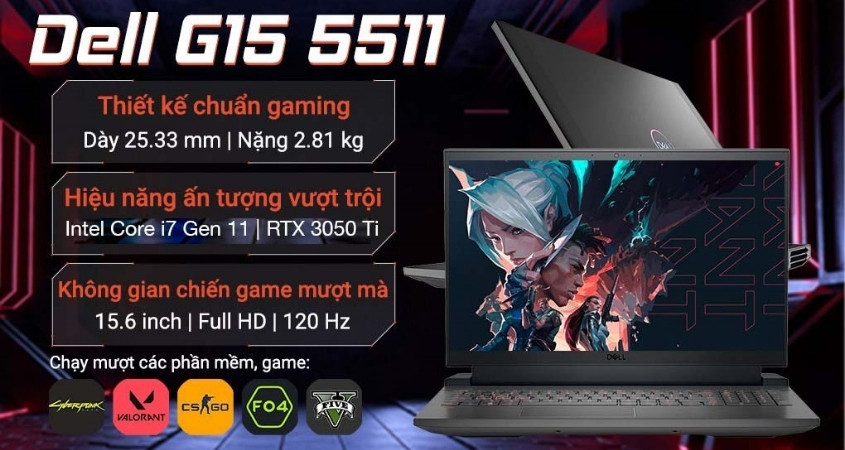 Mua Dell G15 nếu muốn sở hữu laptop gaming mạnh, tản nhiệt tốt Mua Dell G15 nếu muốn sở hữu laptop gaming mạnh, tản nhiệt tốt