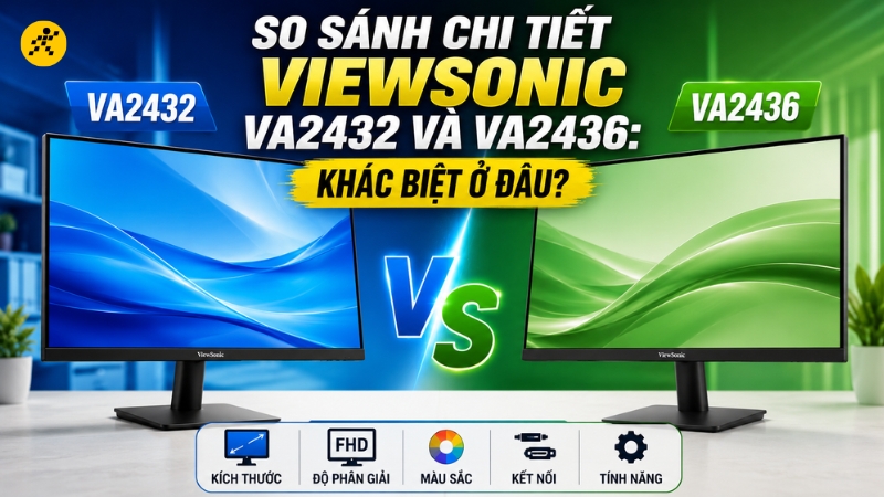 Nên chọn ViewSonic VA2432-H-2 hay VA2436-H-PN? Nên chọn ViewSonic VA2432-H-2 hay VA2436-H-PN?