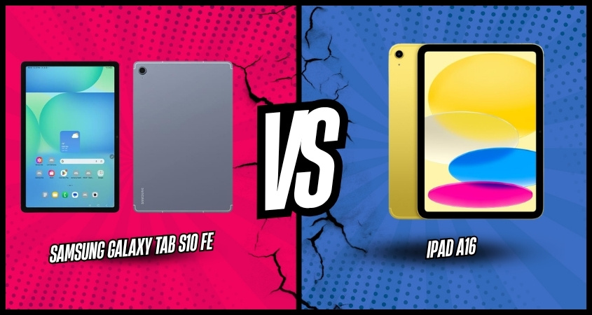 Dung lượng pin trên Tab S10 FE có phần vượt trội hơn trên iPad A16 Dung lượng pin trên Tab S10 FE có phần vượt trội hơn trên iPad A16