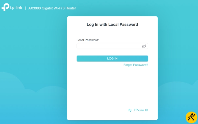 Đăng nhập v&agrave;o t&agrave;i khoản quản trị router