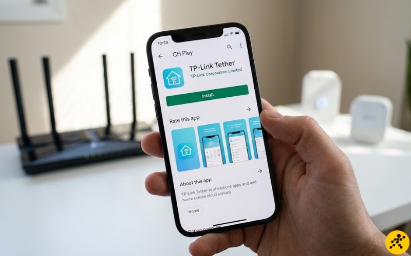 App TP-Link Tether gi&uacute;p bạn dễ d&agrave;ng quản l&yacute; router của m&igrave;nh