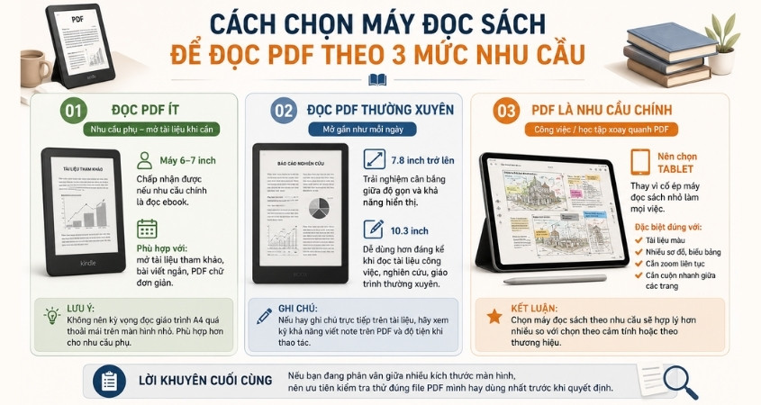 Nên mua máy đọc sách nào để đọc pdf Nên mua máy đọc sách nào để đọc pdf