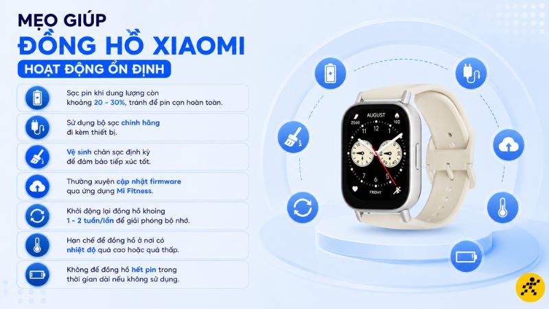 Cách tắt nguồn đồng hồ Xiaomi bằng nút nguồn Cách tắt nguồn đồng hồ Xiaomi bằng nút nguồn