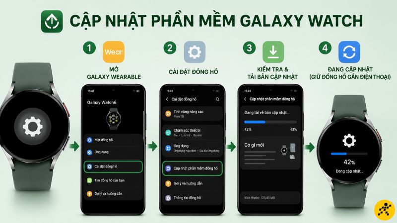 Cập nhật phần mềm đồng hồ Cập nhật phần mềm đồng hồ