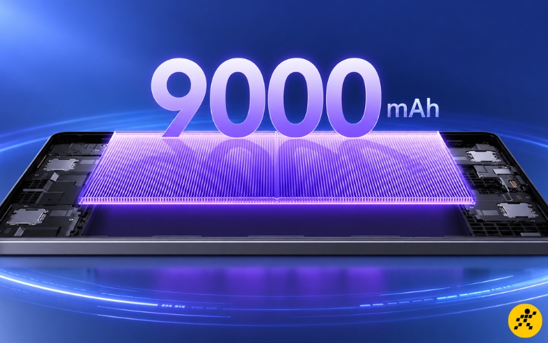 Redmi Pad 2 có pin 9000mAh Redmi Pad 2 có pin 9000mAh