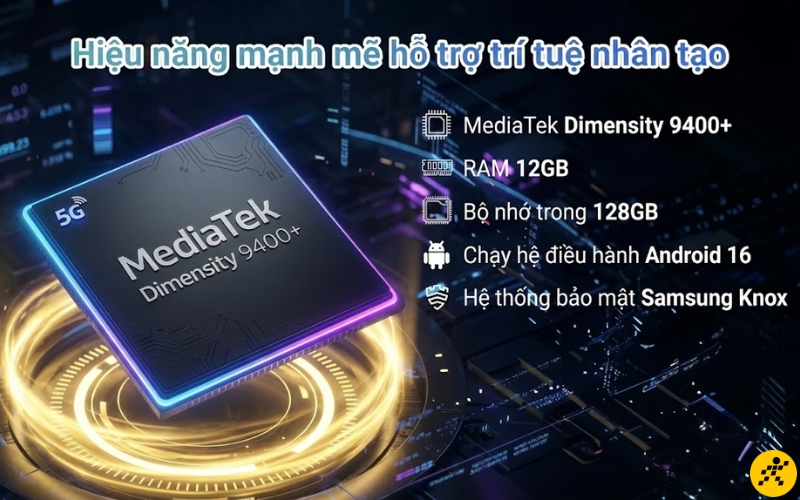 Chip Dimensity 9400+ 3nm mang lại cho Tab S11 hiệu năng vượt trội Chip Dimensity 9400+ 3nm mang lại cho Tab S11 hiệu năng vượt trội