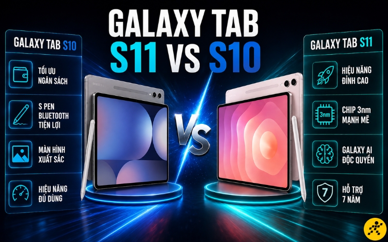 Tiêu chí quyết định mua Tab S11 hay Tab S10 Tiêu chí quyết định mua Tab S11 hay Tab S10