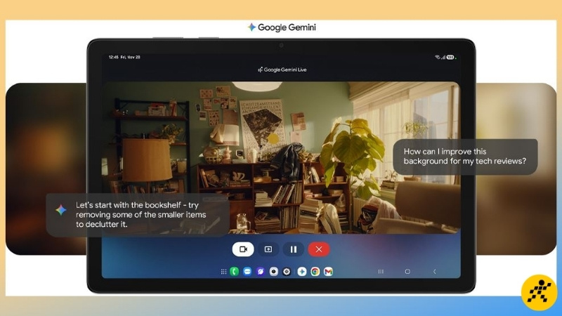 Galaxy Tab A11+ c&oacute; đa cửa sổ, Gemini Live