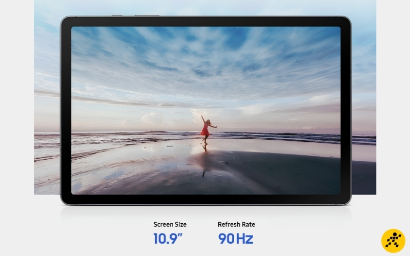 Tab S10 Lite dùng màn hình 10.9 inch và có tần số quét cao Tab S10 Lite dùng màn hình 10.9 inch và có tần số quét cao