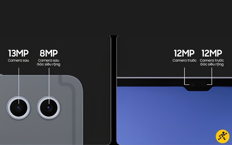 Tab S10 Ultra nhỉnh hơn ở camera trước với 2 camera 12MP Tab S10 Ultra nhỉnh hơn ở camera trước với 2 camera 12MP