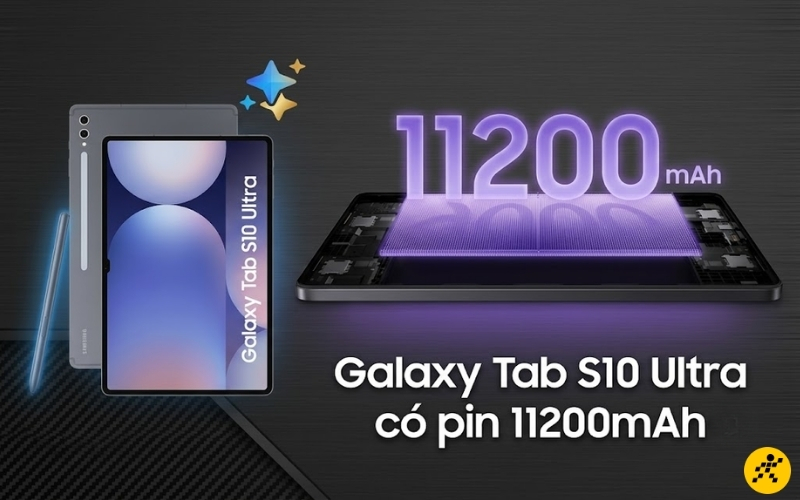 Tab S10 Ultra nhỉnh hơn ở camera trước với 2 camera 12MP Tab S10 Ultra nhỉnh hơn ở camera trước với 2 camera 12MP