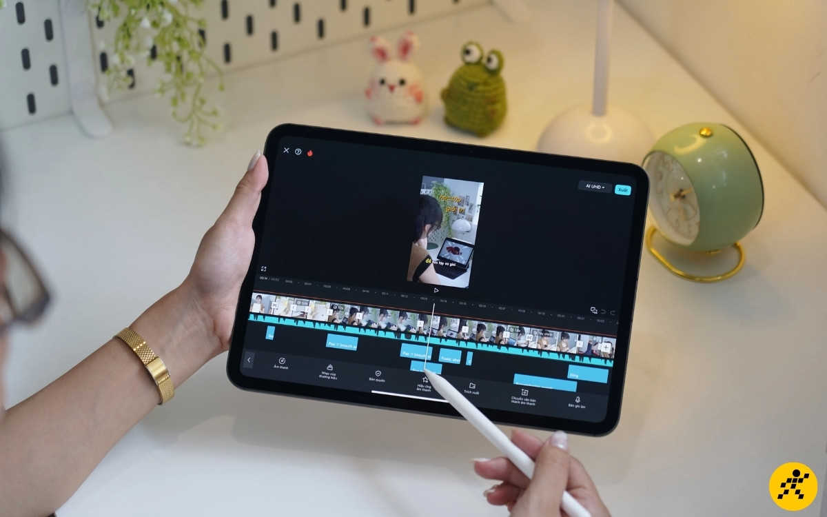iPad Pro M4 hỗ trợ Apple Pencil Pro và cho trải nghiệm viết vẽ cao cấp iPad Pro M4 hỗ trợ Apple Pencil Pro và cho trải nghiệm viết vẽ cao cấp