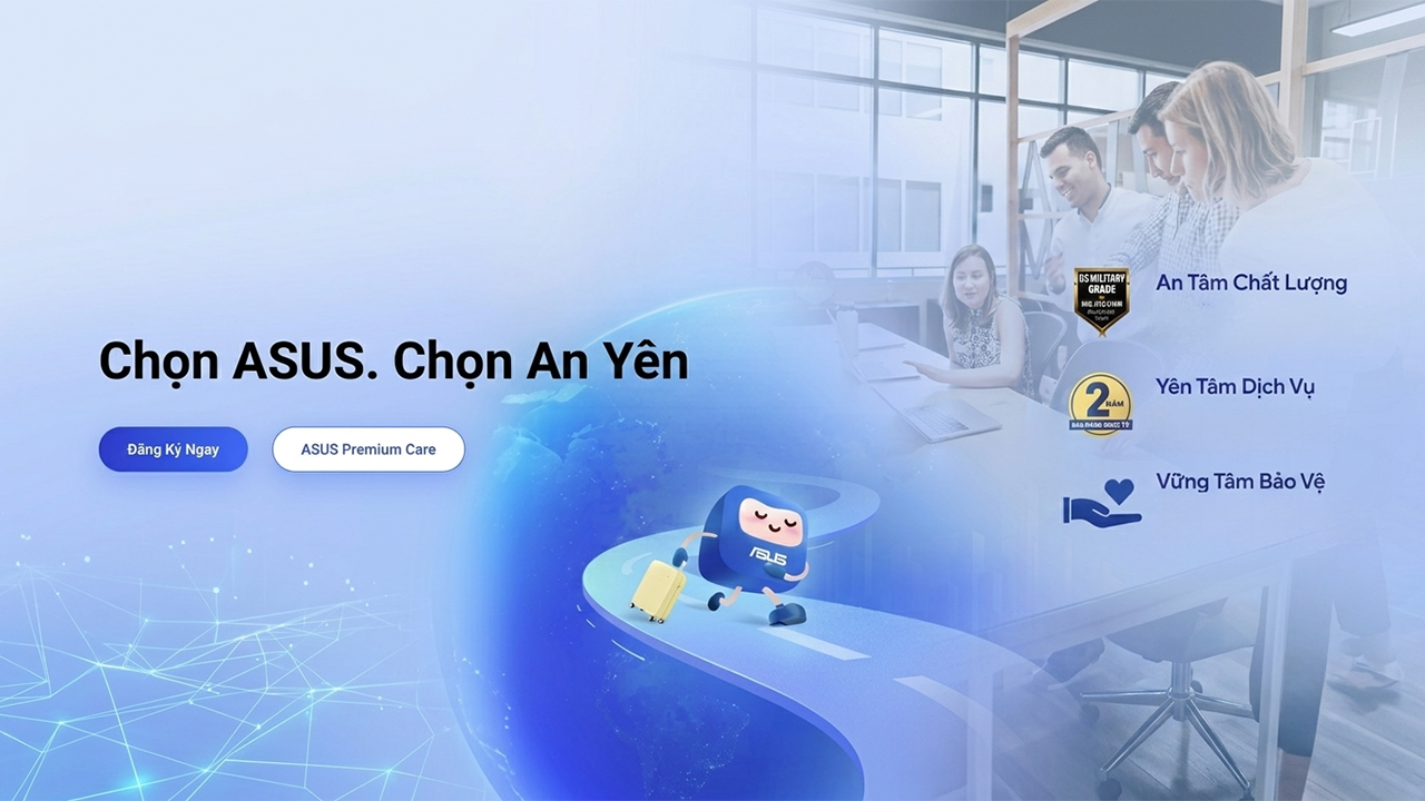 Tặng Thêm 2 Năm Bảo Vệ Tai Nạn Khi Mua Laptop Asus Zenbook | Rog | Proart