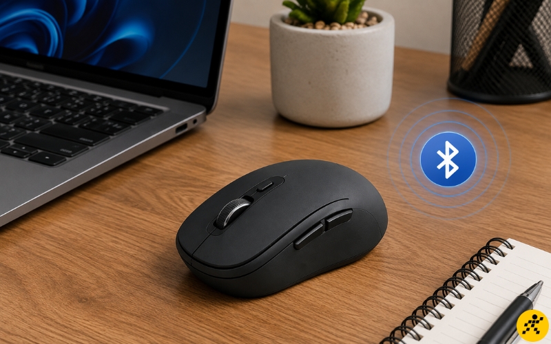 Chuột Bluetooth sử dụng công nghệ Bluetooth có sẵn trên hầu hết các dòng laptop Chuột Bluetooth sử dụng công nghệ Bluetooth có sẵn trên hầu hết các dòng laptop