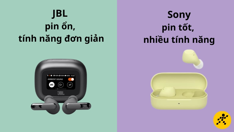 Sony có nhiều tính năng hơn Sony có nhiều tính năng hơn