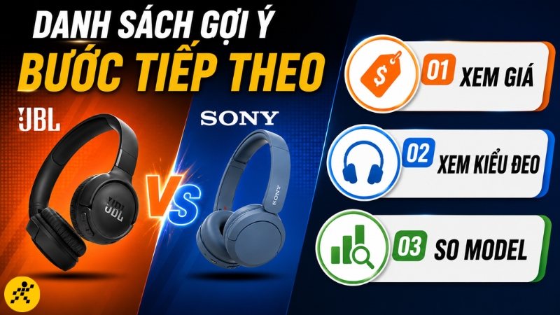Các bước tiếp theo sau khi xác định được hãng tai nghe phù hợp Các bước tiếp theo sau khi xác định được hãng tai nghe phù hợp