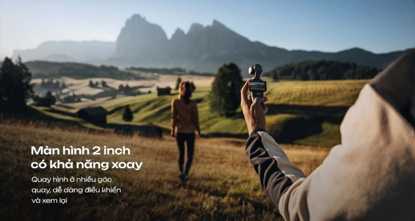 DJI Osmo Pocket 3 màn hình xoay 2 inch thiết kế nhỏ gọn DJI Osmo Pocket 3 màn hình xoay 2 inch thiết kế nhỏ gọn
