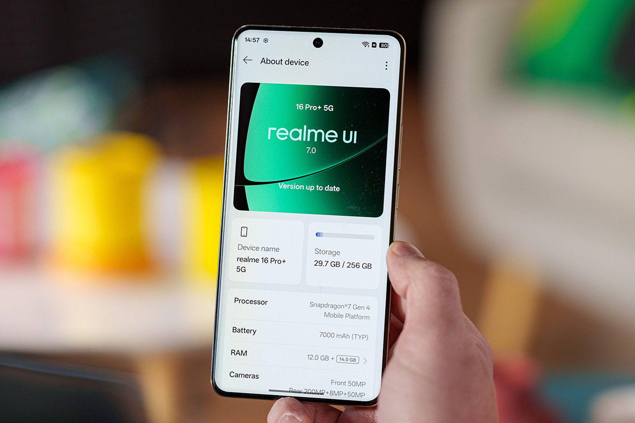 Trên Tay Realme 16 Pro+ 5G Trên Tay Realme 16 Pro+ 5G
