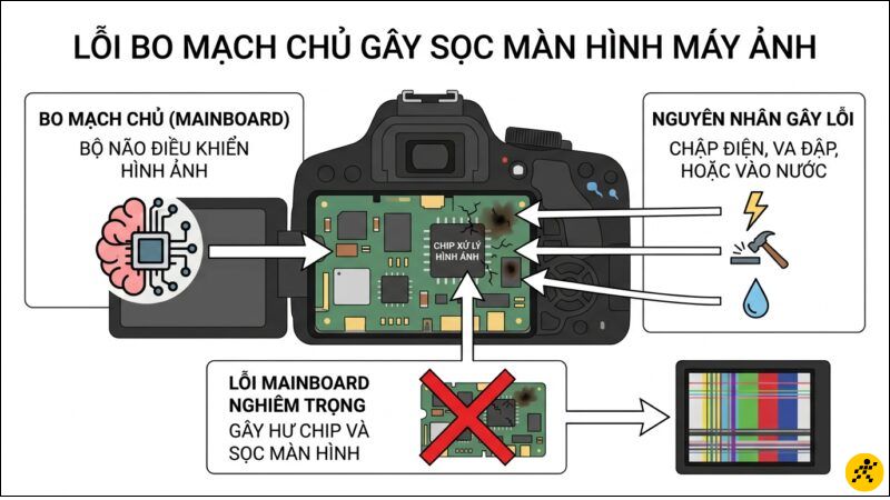 Hỏng bo mạch chủ (Mainboard): Lỗi nghiêm trọng nhất Hỏng bo mạch chủ (Mainboard): Lỗi nghiêm trọng nhất
