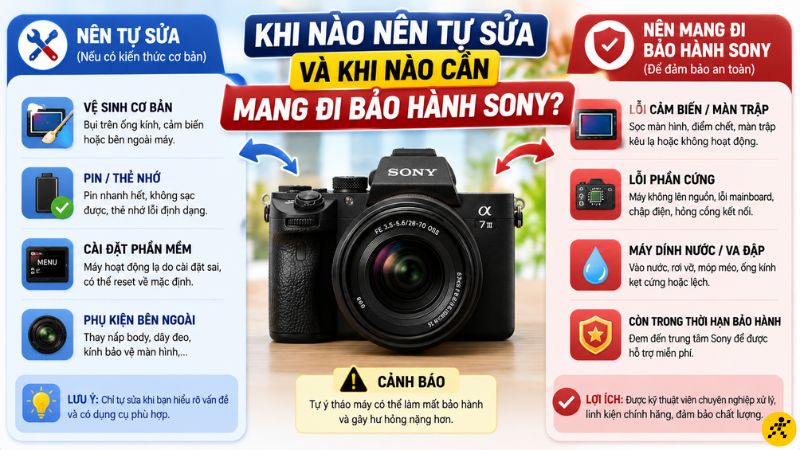 Trường hợp bắt buộc phải đến trung tâm bảo hành hoặc sửa chữa uy tín Trường hợp bắt buộc phải đến trung tâm bảo hành hoặc sửa chữa uy tín